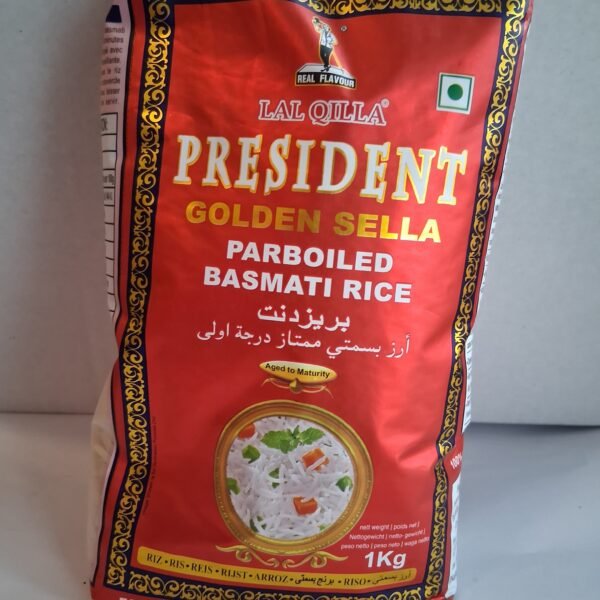 PRESIDENT GOLDEN SELLA PARBOILED BASMATI RICE